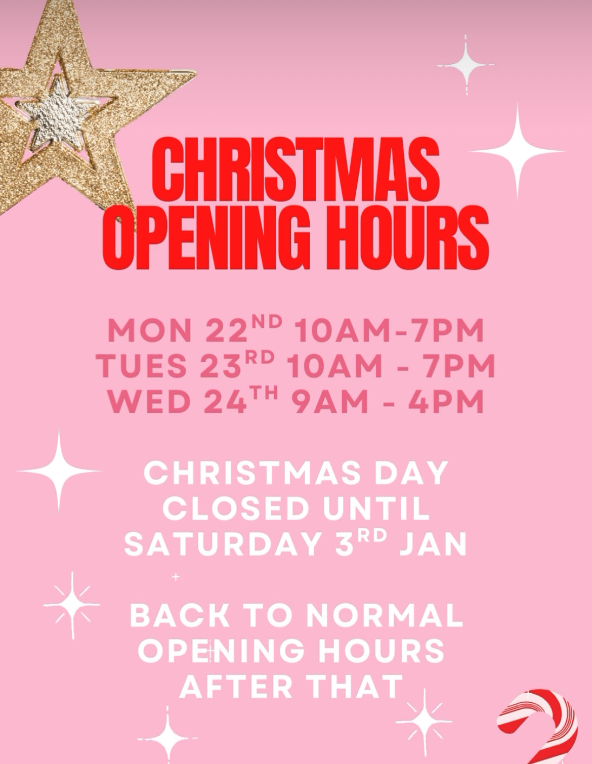 Opening Hours