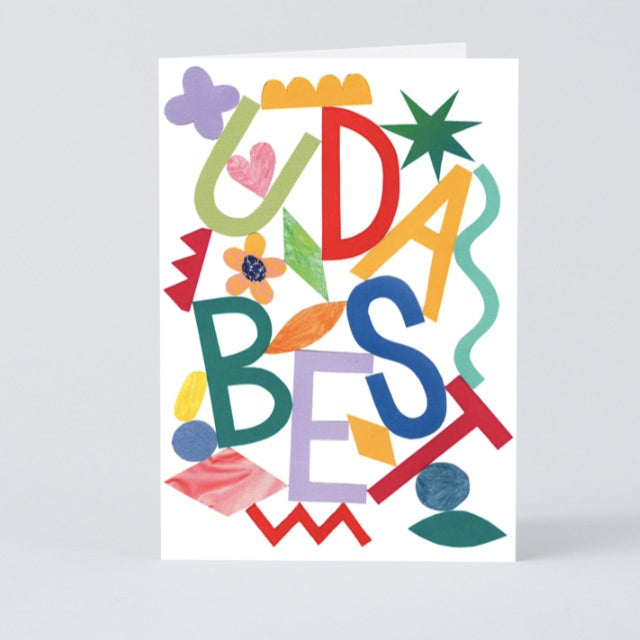 'U Da Best' Card