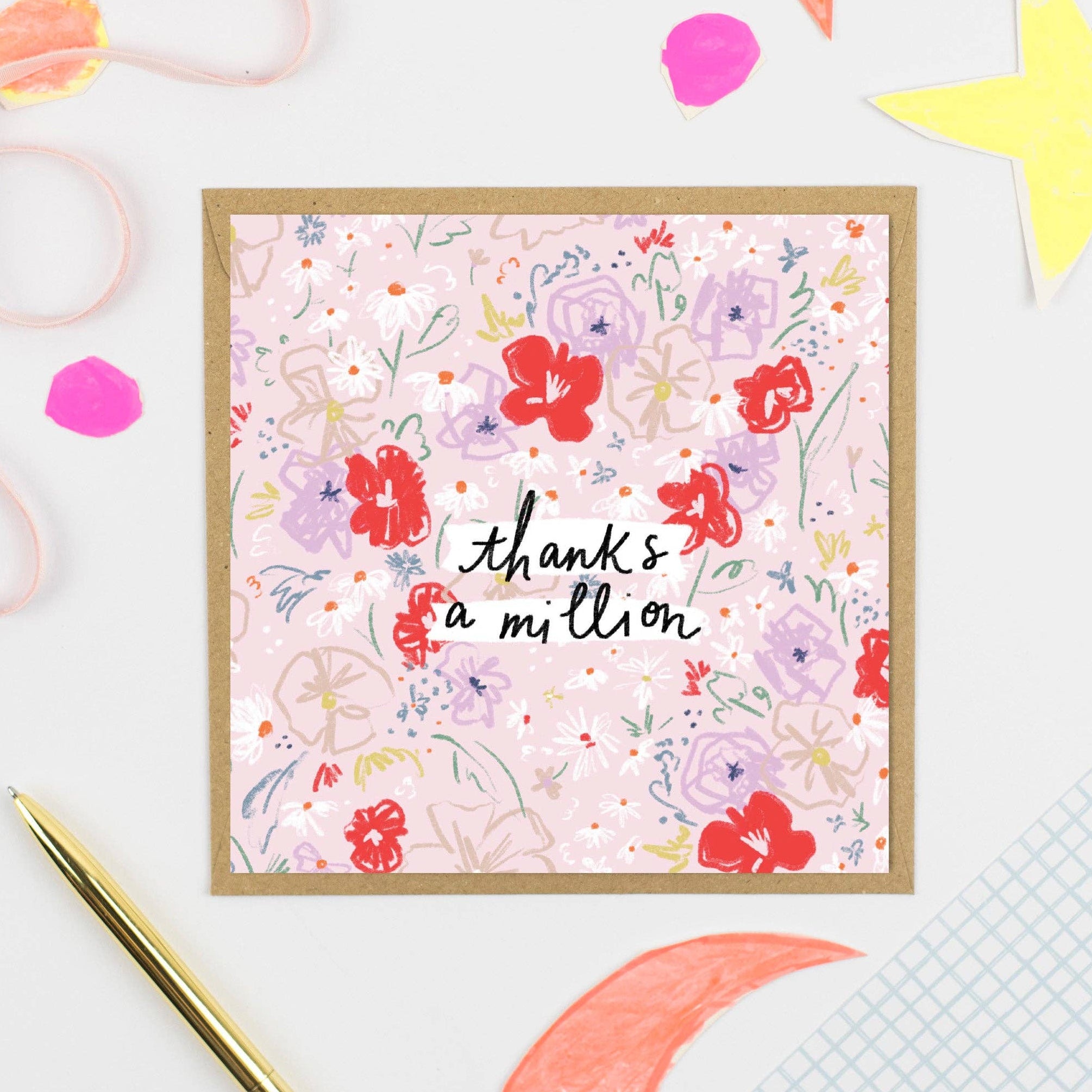Thanks a Million Greeting Card
