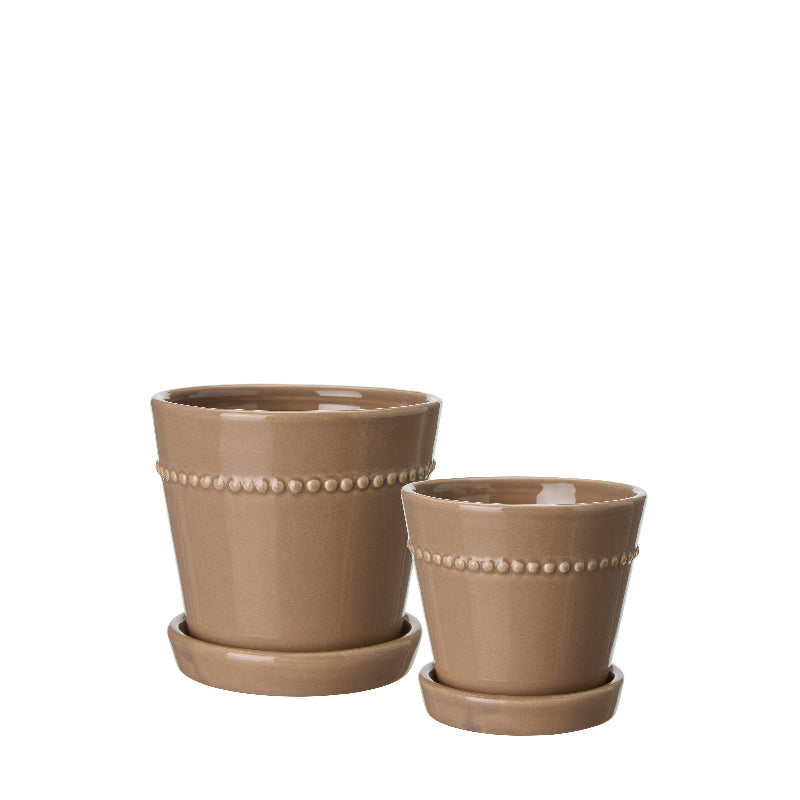 Frances pot Sand ⌀12cm