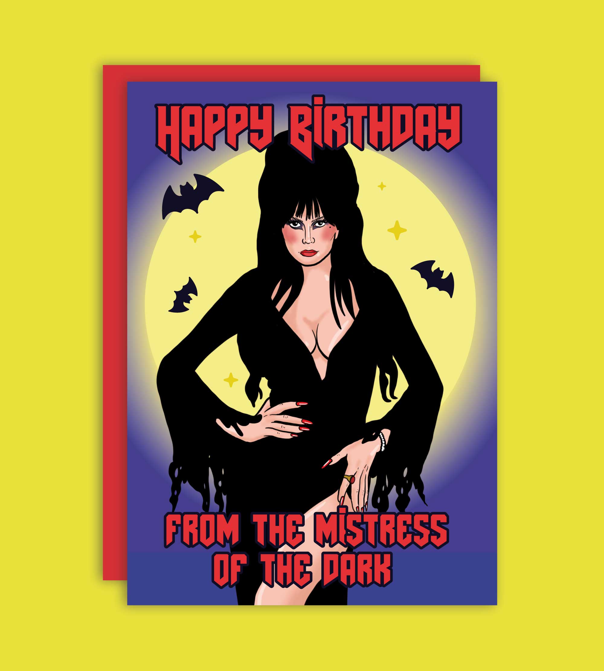 Mistress of the Dark Greeting Card