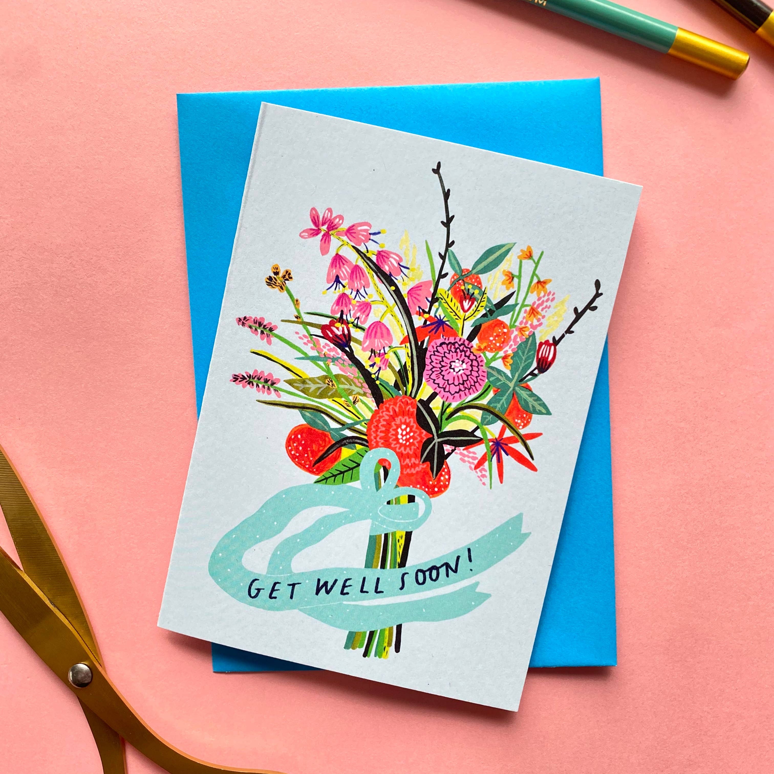 Get Well Soon Greetings Card