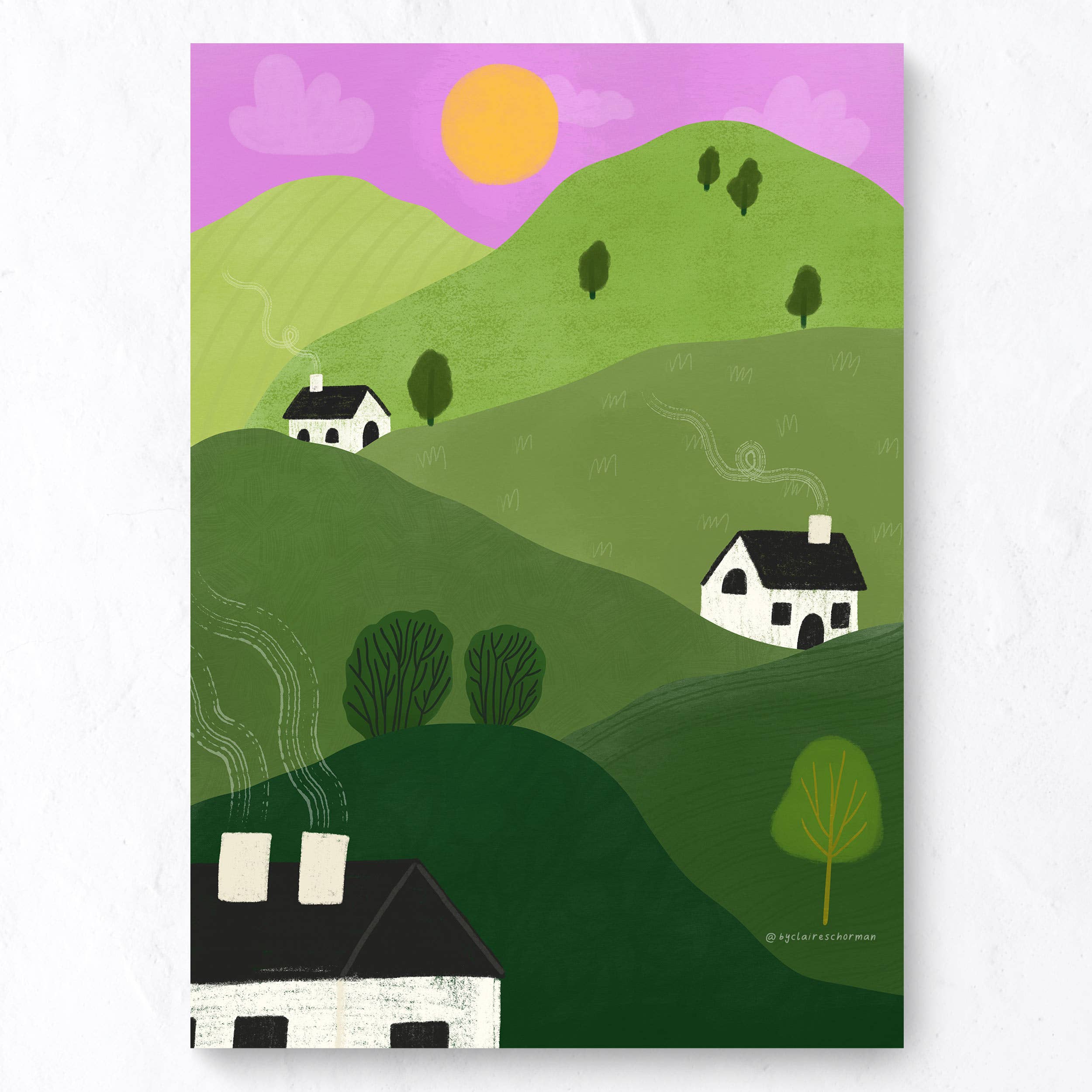 Over The Hills - Irish Countryside Art Print