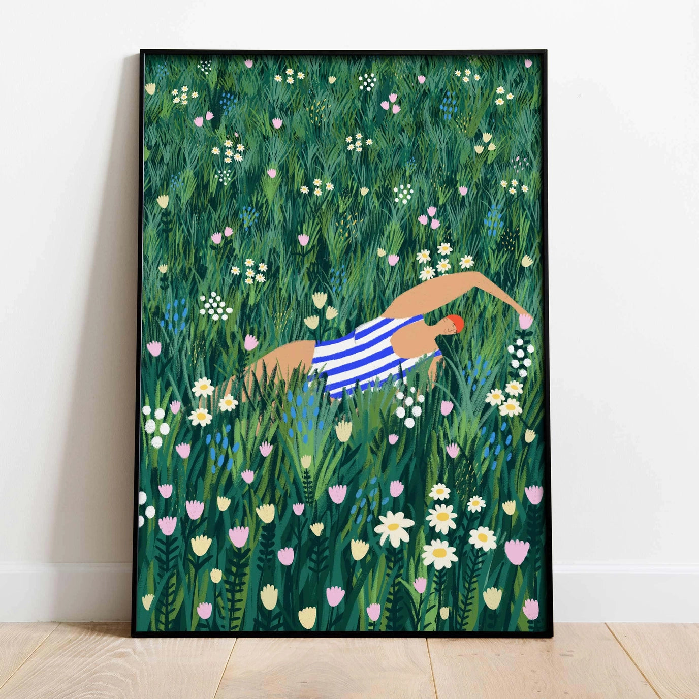 Field Swimmer - Irish Art Print