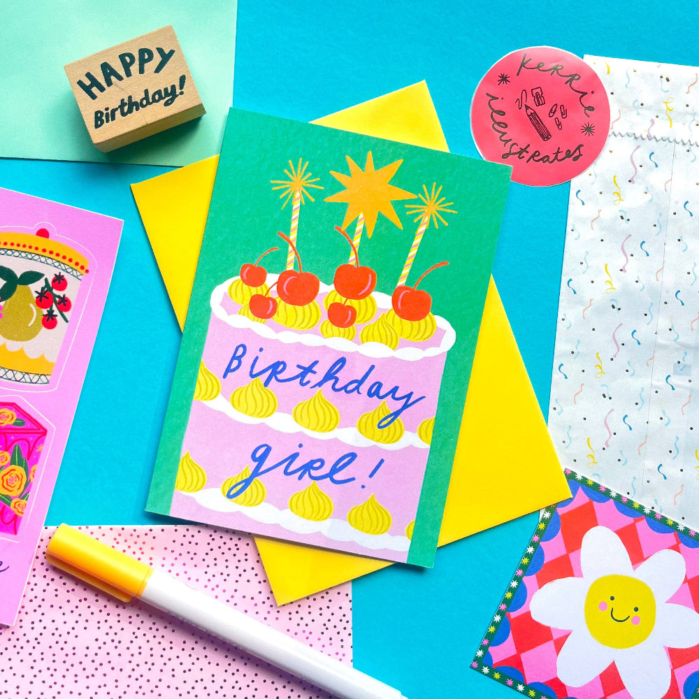 Birthday Girl Greeting Card