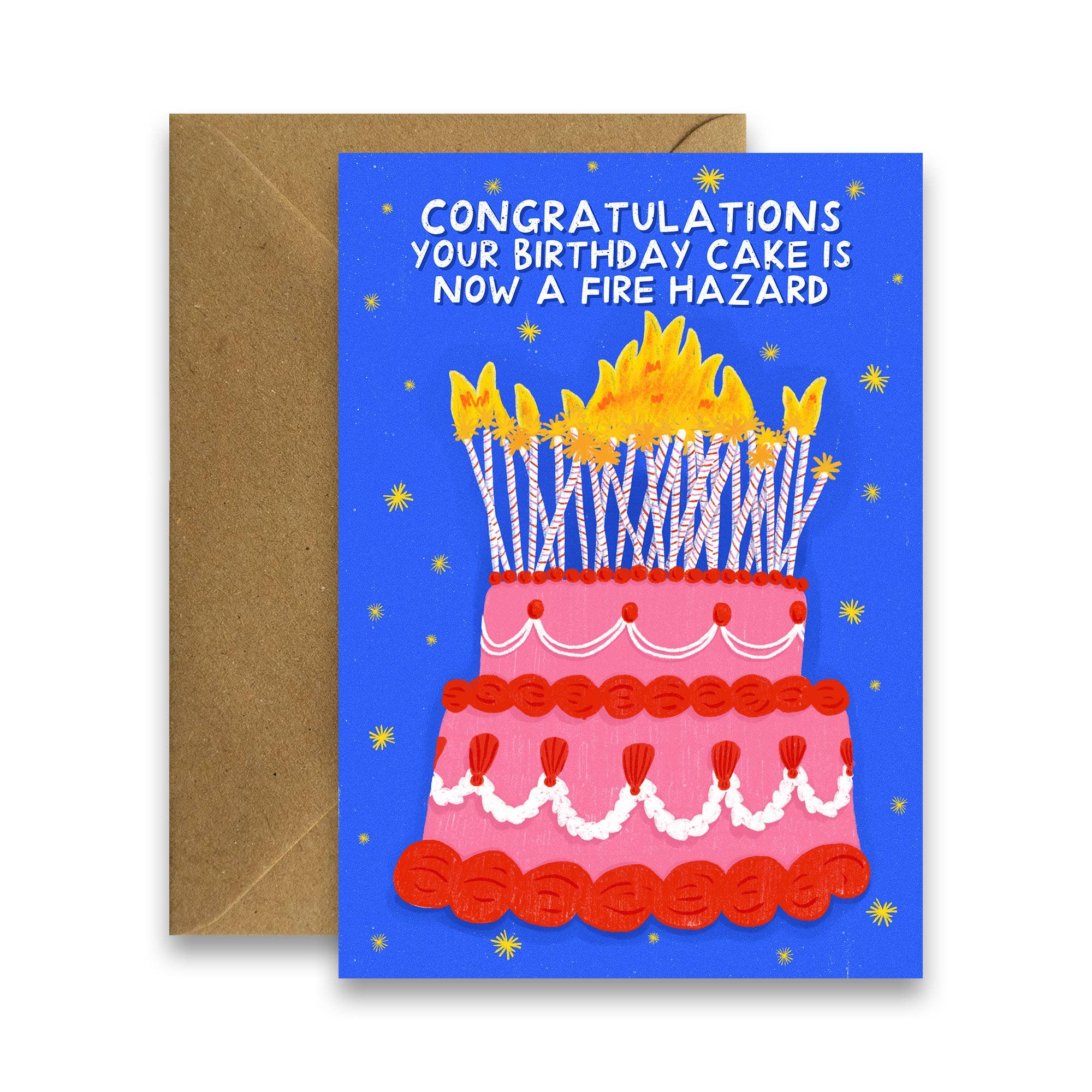 Fire Hazard - Cheeky Birthday Card