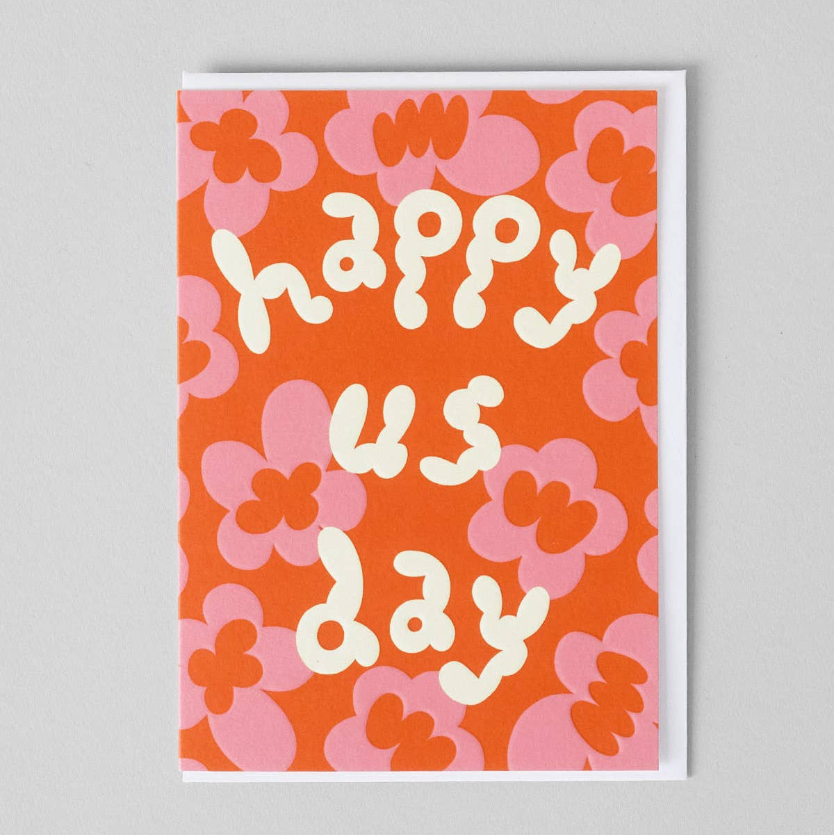 Happy Us Day Embossed Greetings Card