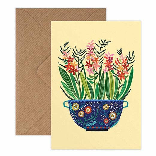 Hyacinths Greetings Card