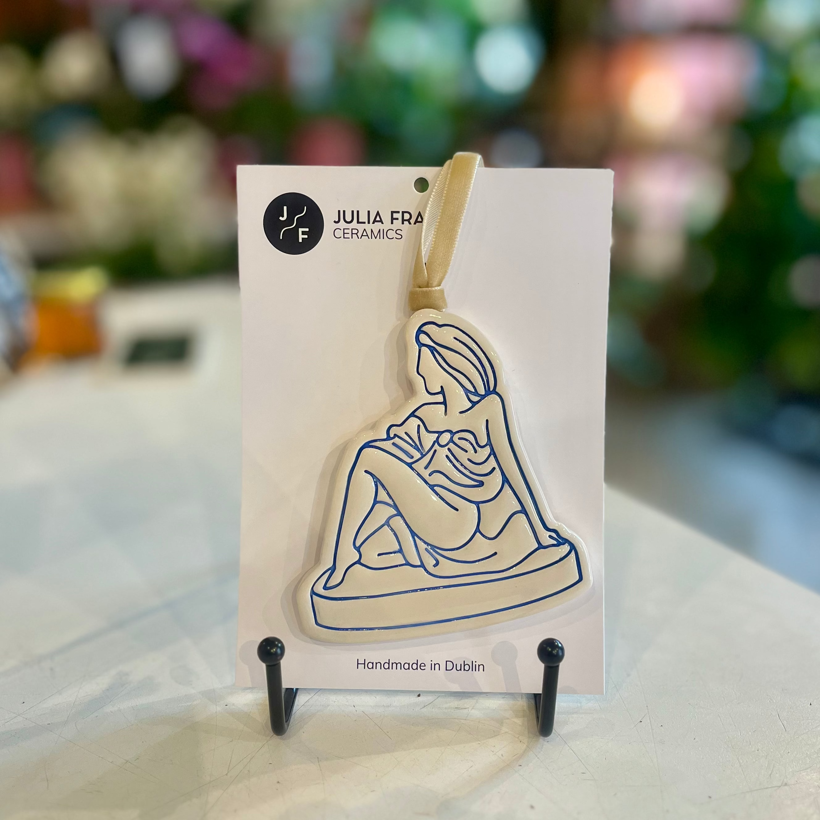 Lady on the Rock Ornament