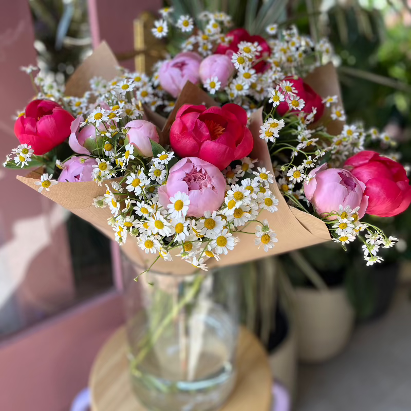 Peonie bunch