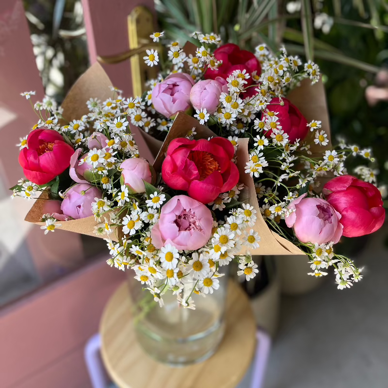 Peonie bunch