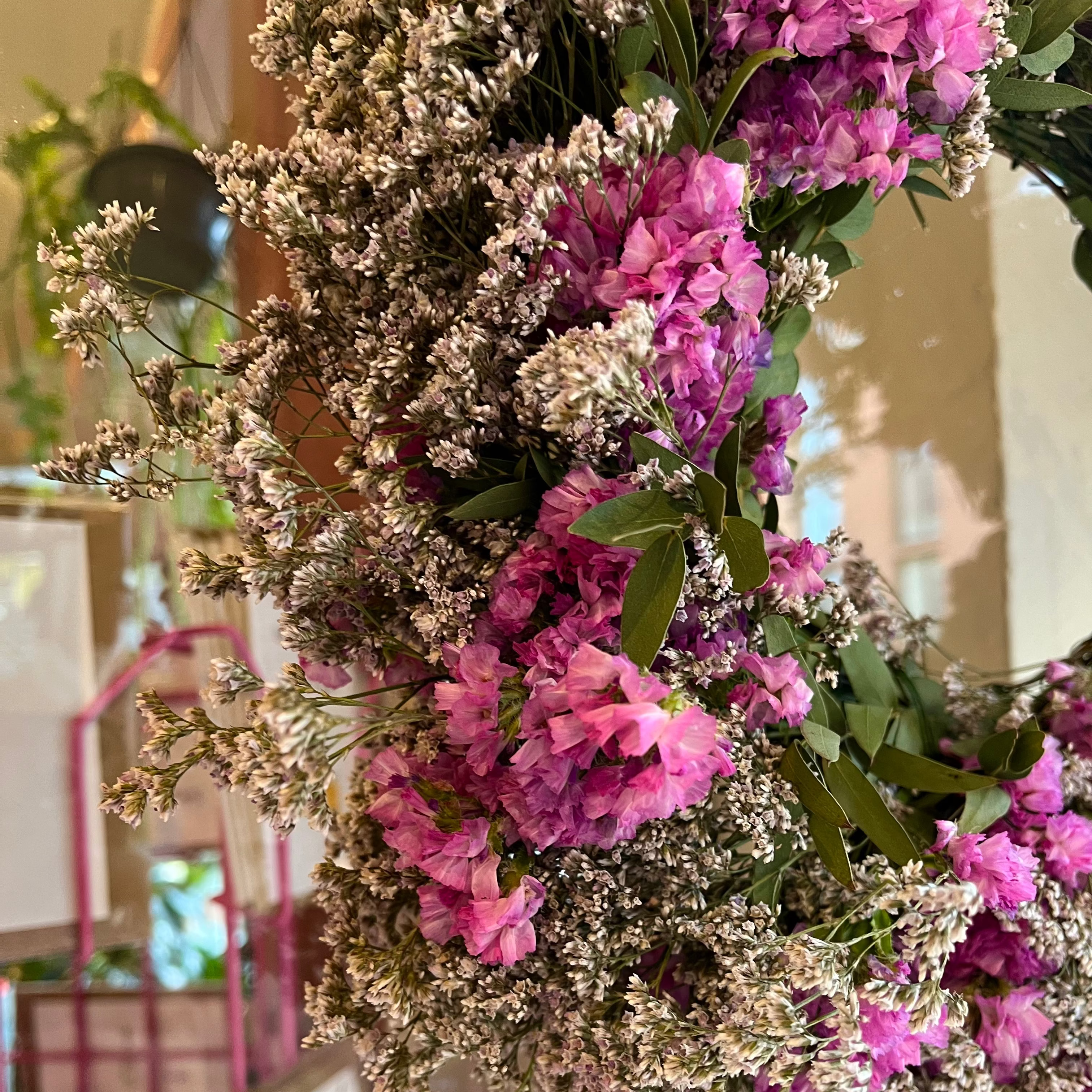 Pinky Spring fresh wreath