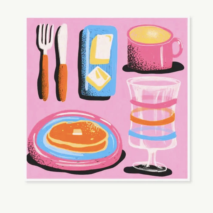 Pancake Day Print by Cathy Hogan