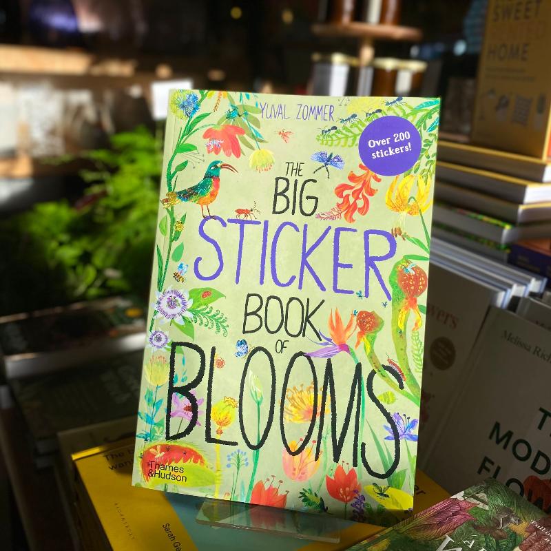 Kids sticker book with gorgeous botanical illustrations and activities