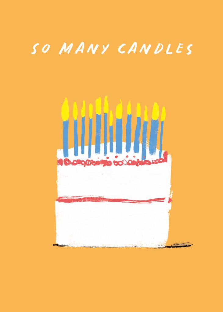 So Many Candles, Birthday Card