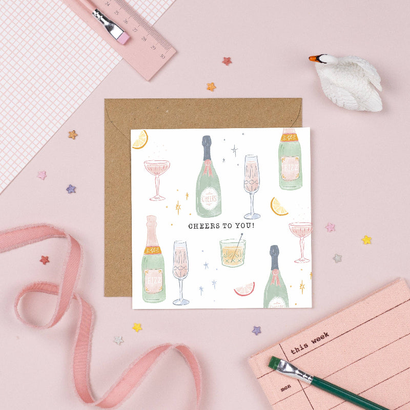 Cheers to you! Greeting Card