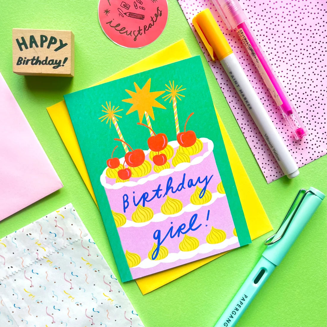 Birthday Girl Greeting Card