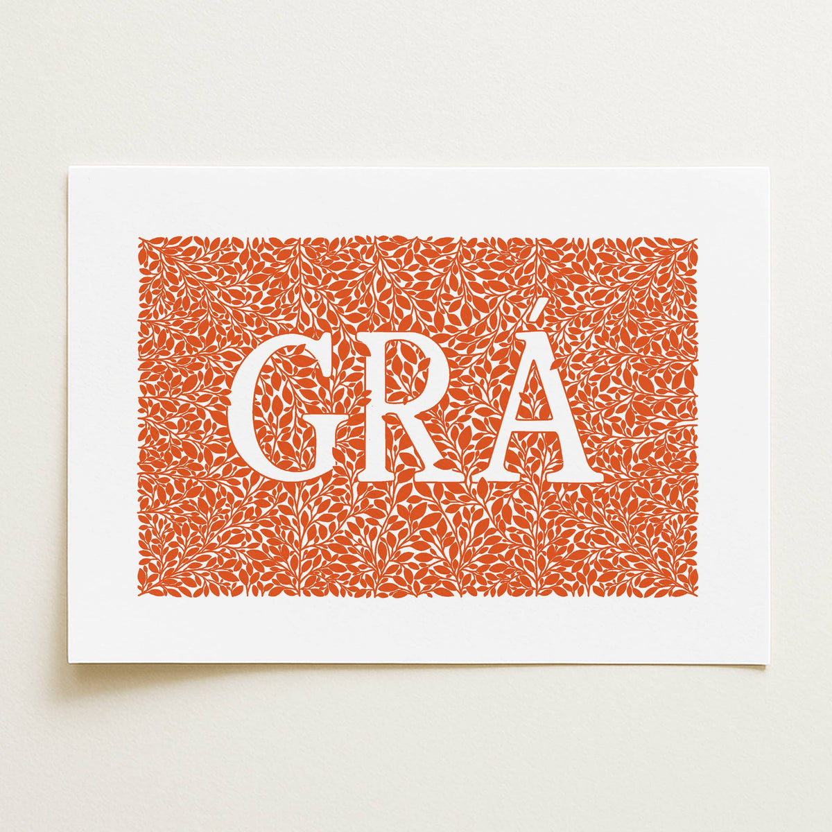 Grá Art print