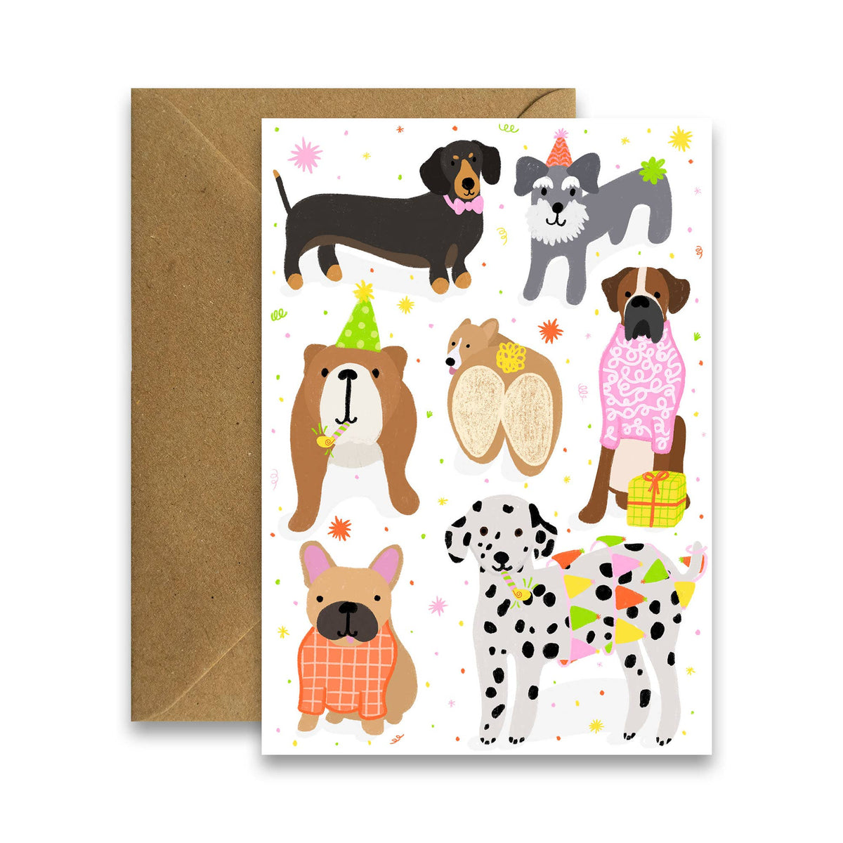 Doggy Celebration Birthday Card