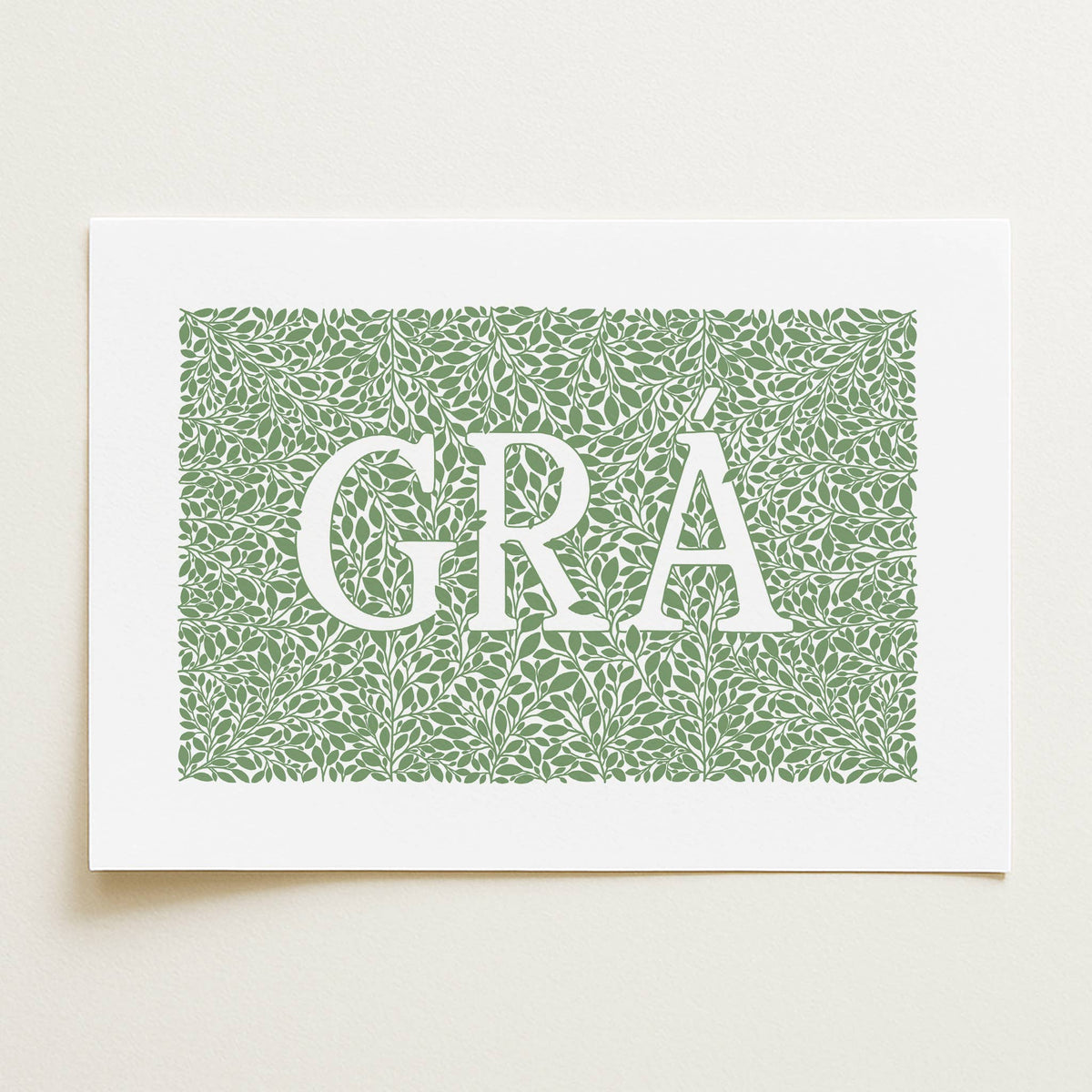 Grá Art print