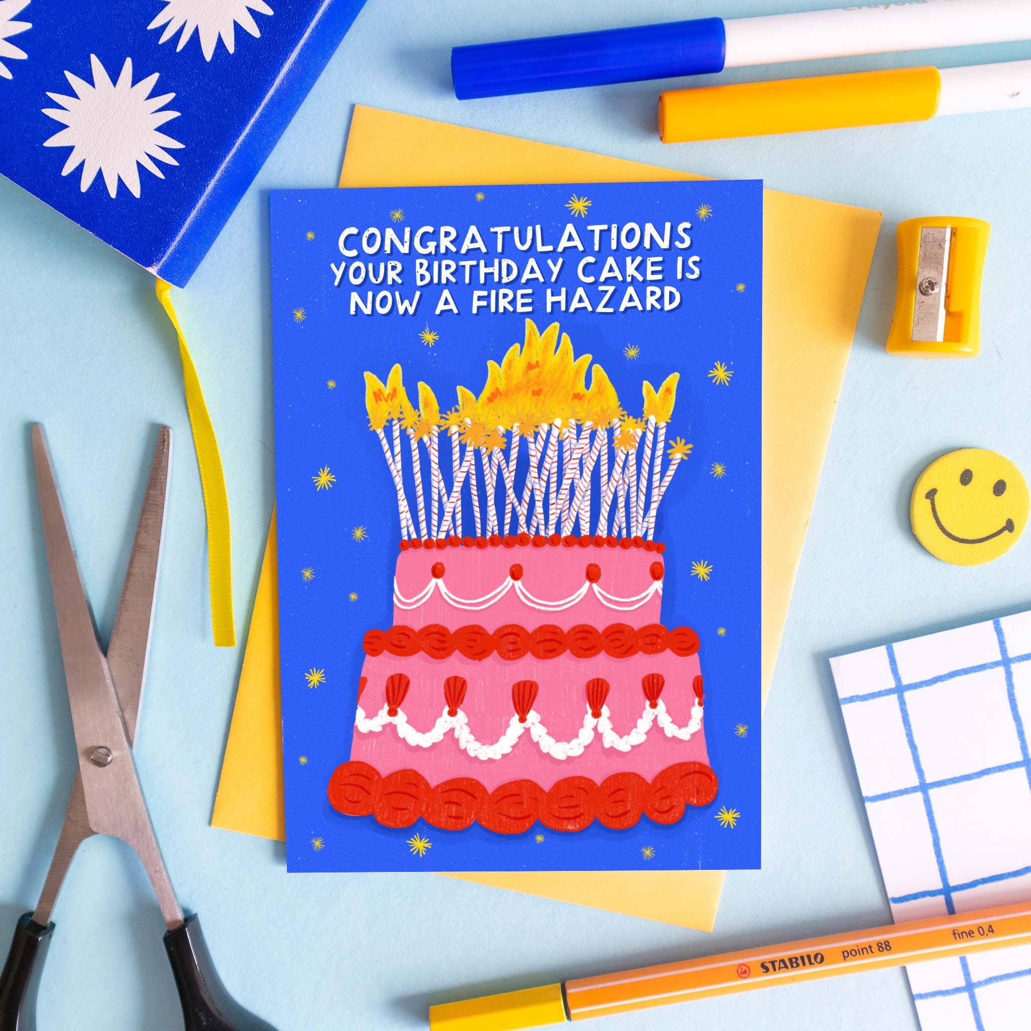 Fire Hazard - Cheeky Birthday Card