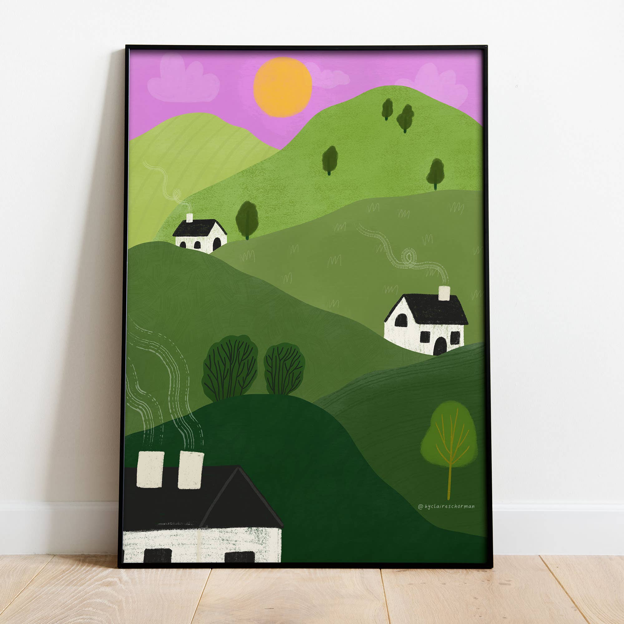 Over The Hills - Irish Countryside Art Print
