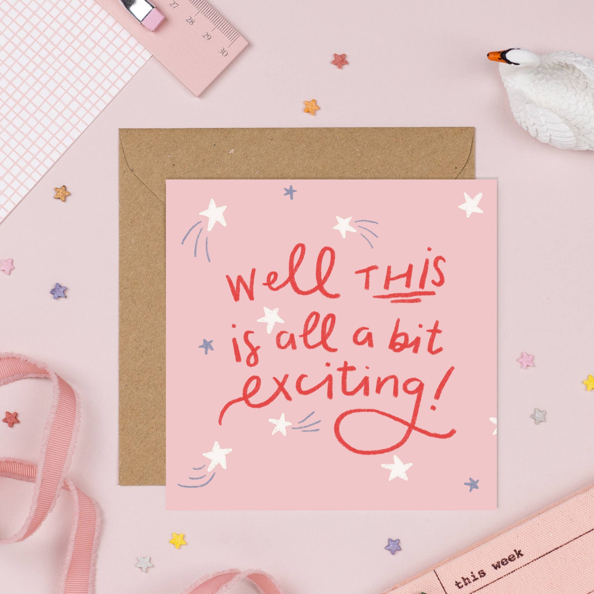 Well this is exciting! Greeting card