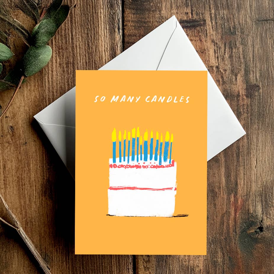 So Many Candles, Birthday Card