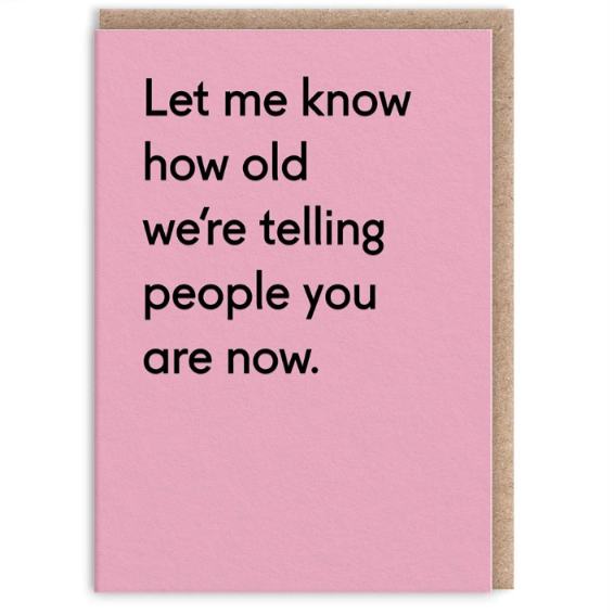 Let Me Know Greeting Card