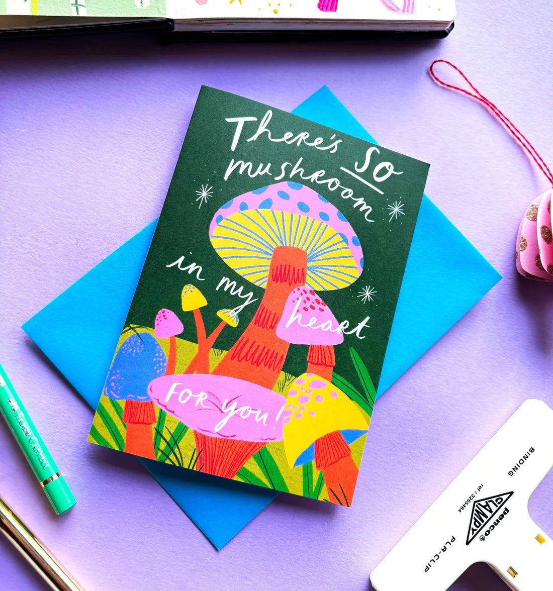 There's So Mushroom In My Heart For You Greeting Card