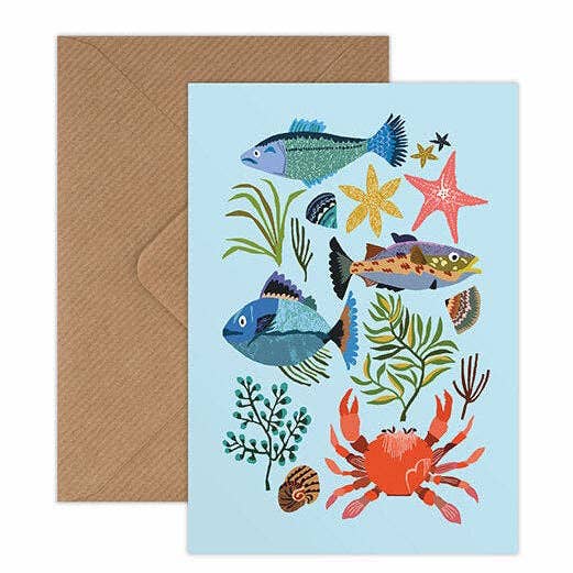 Seaside Greetings Card