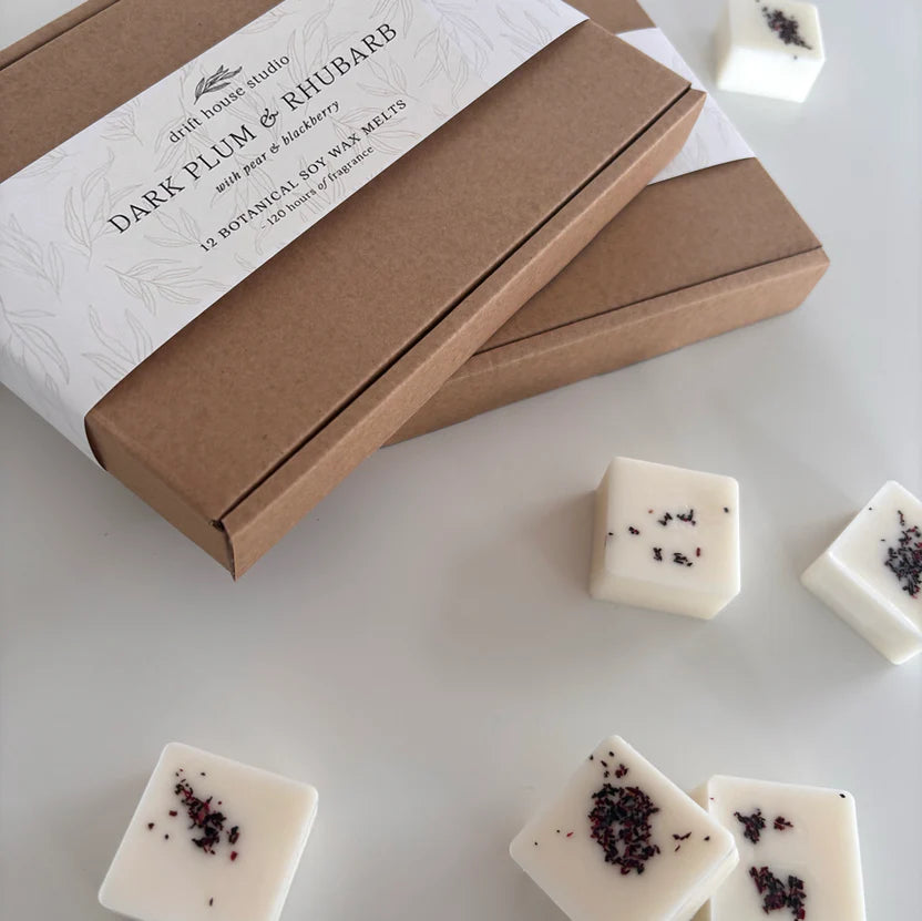 Botanical Soy Wax Melts - Dark Plum & Rhubarb