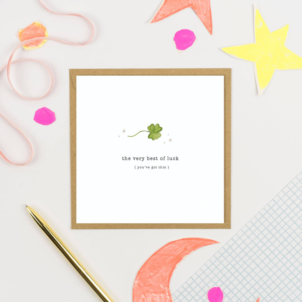Best of luck Greeting Card