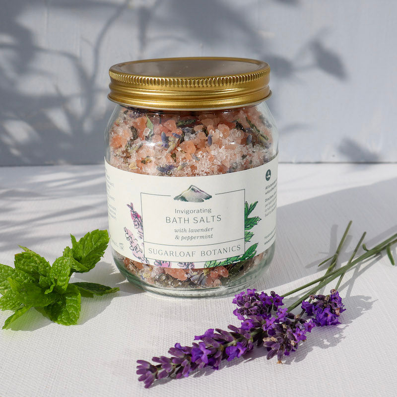 Bath salts (lavender + peppermint)