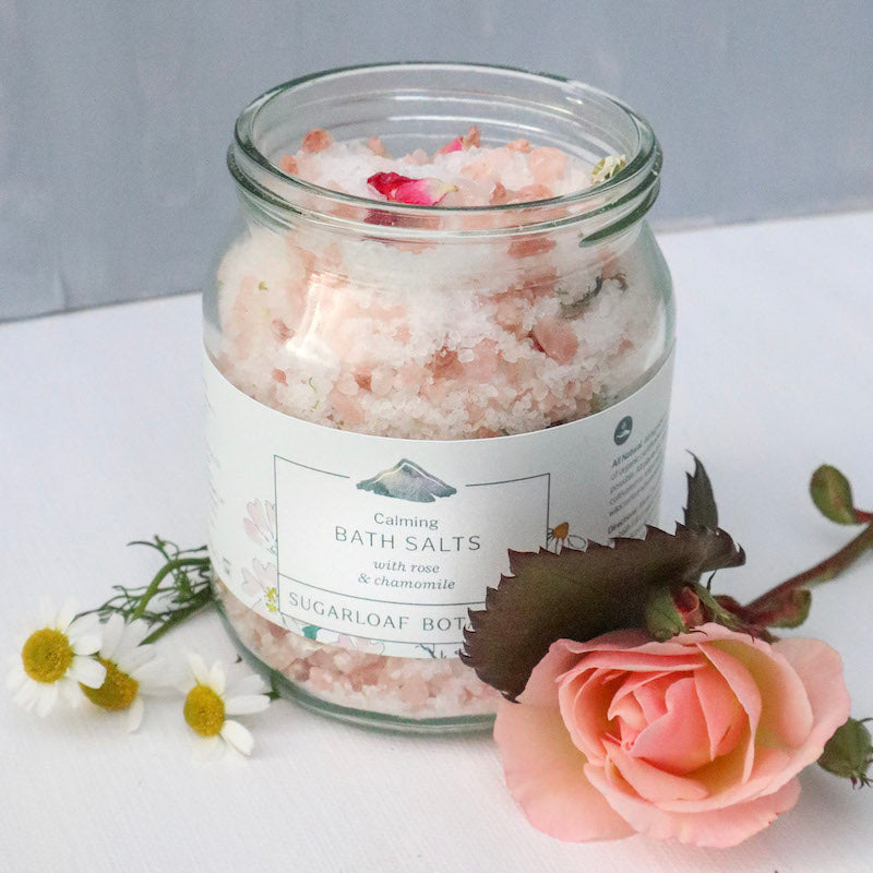 Bath salts (rose + chamomile)