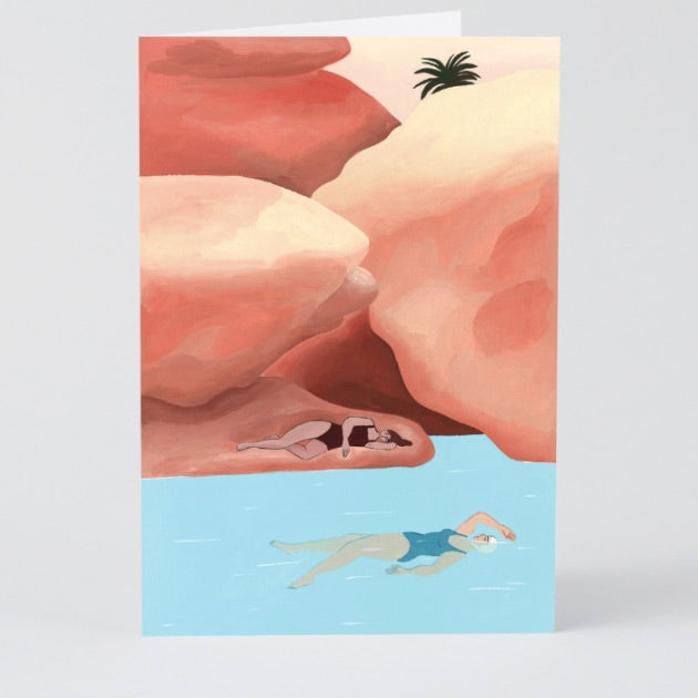 'Bathers' Art Card